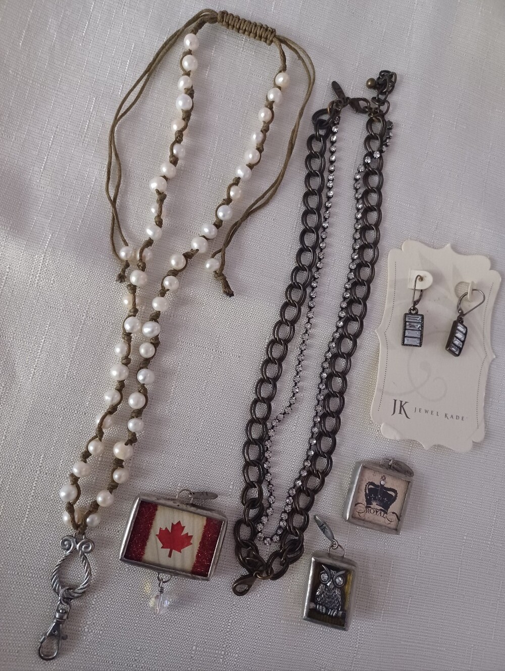 ❣️JEWEL KADE 6-piece Set Necklaces, Charms & Earrings